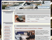 Tablet Screenshot of club-rcz.com